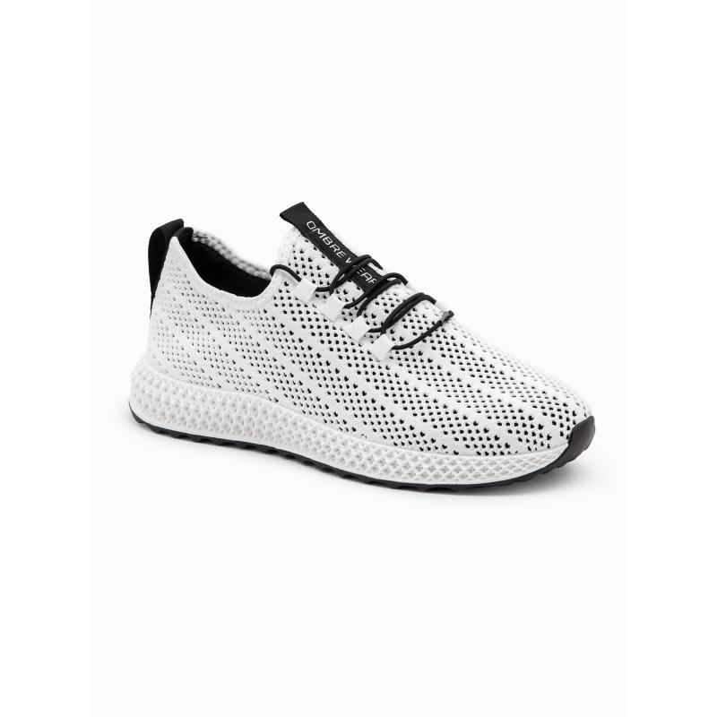 Férfi hálós slip-on cipő – fehér V7 OM-FOKS-0117