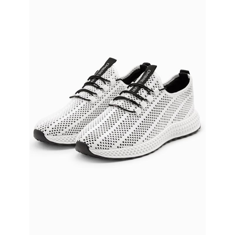 Férfi hálós slip-on cipő – fehér V7 OM-FOKS-0117