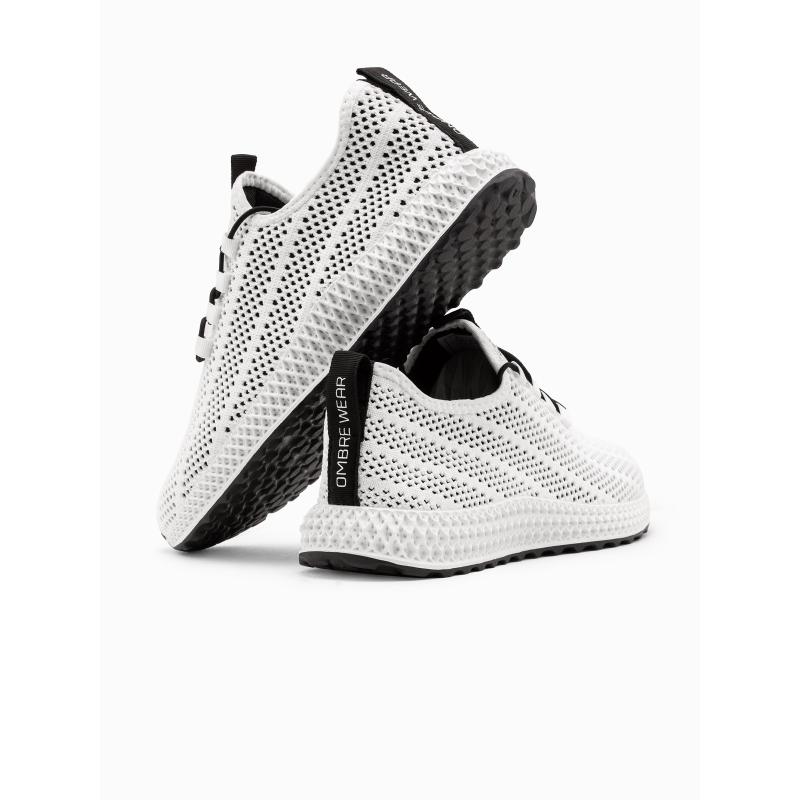 Férfi hálós slip-on cipő – fehér V7 OM-FOKS-0117