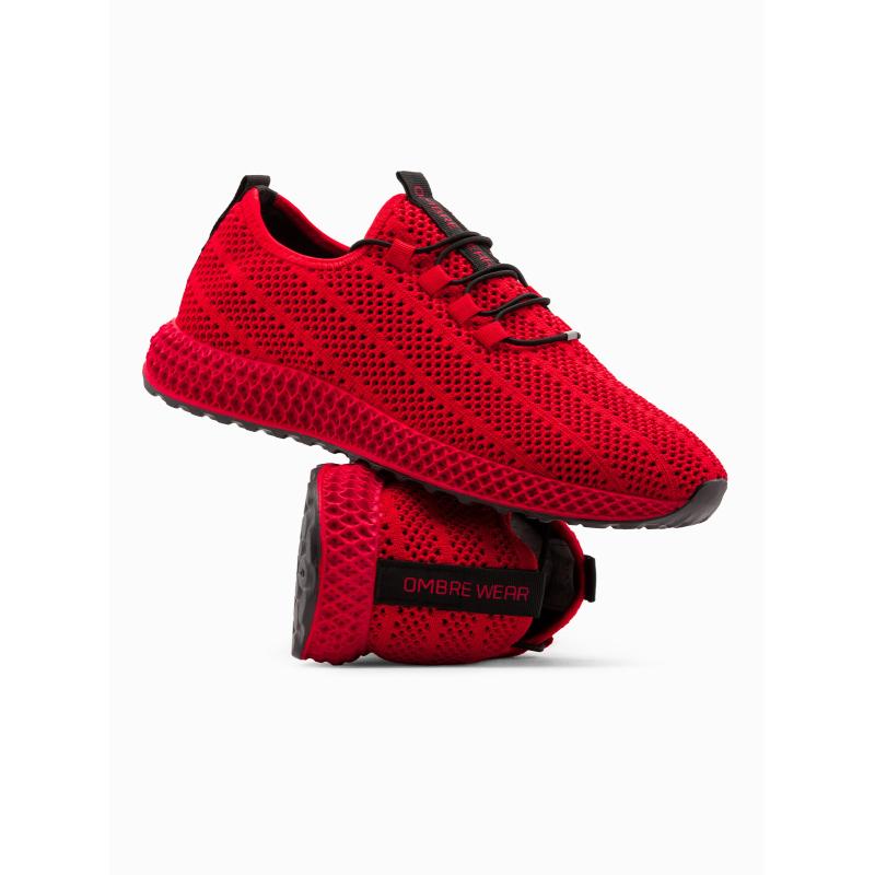 Férfi hálós cipő – piros V2 OM-FOKS-0117