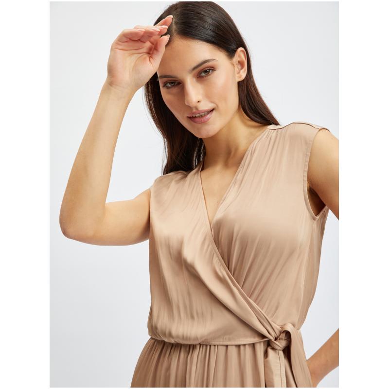 Béžový dámský overal