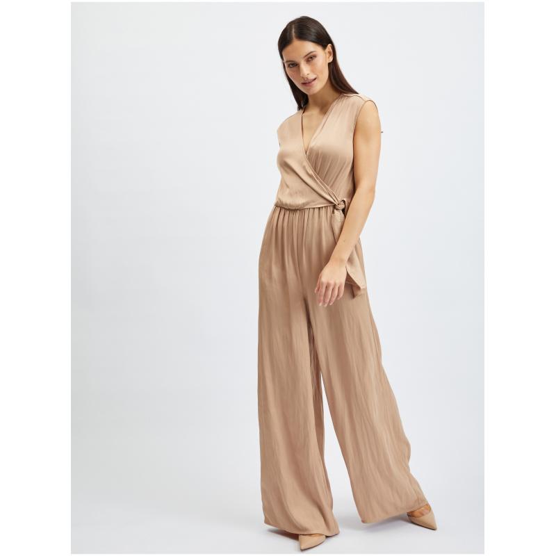 Béžový dámský overal