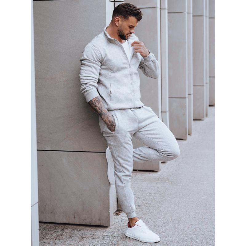 Pánská tepláková souprava SIKA světle šedá