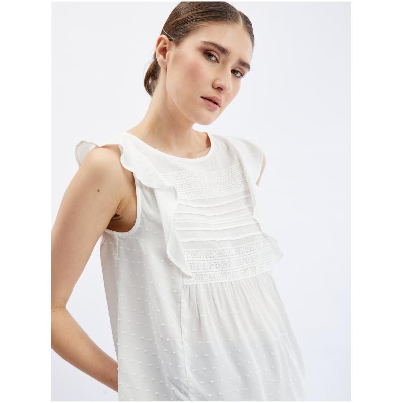 Bílá dámská halenka