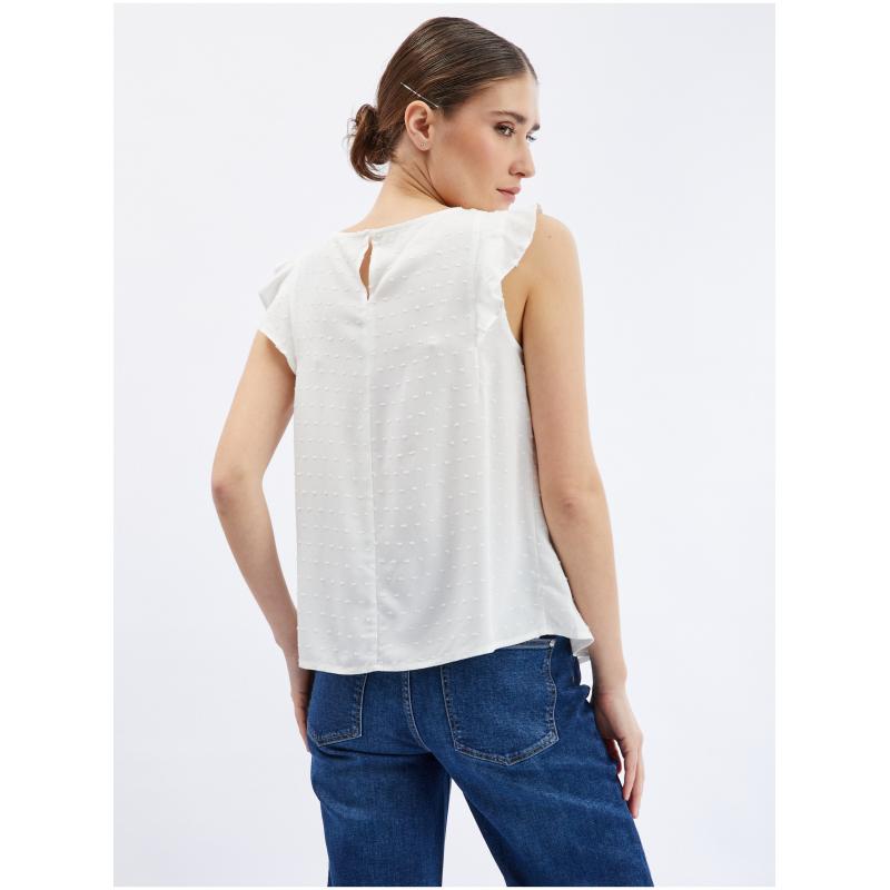 Bílá dámská halenka