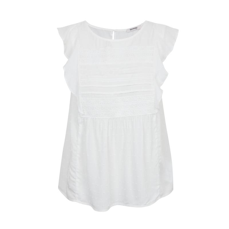 Bílá dámská halenka