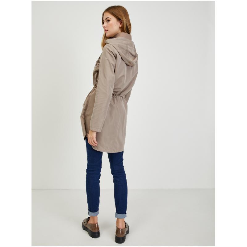 Svetlošedá dámska parka