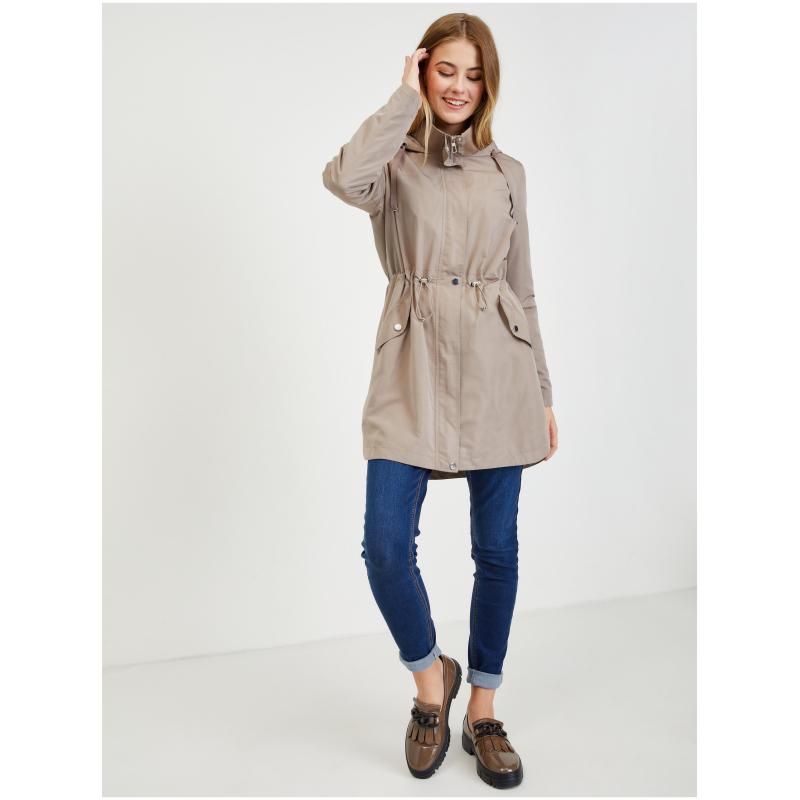 Svetlošedá dámska parka