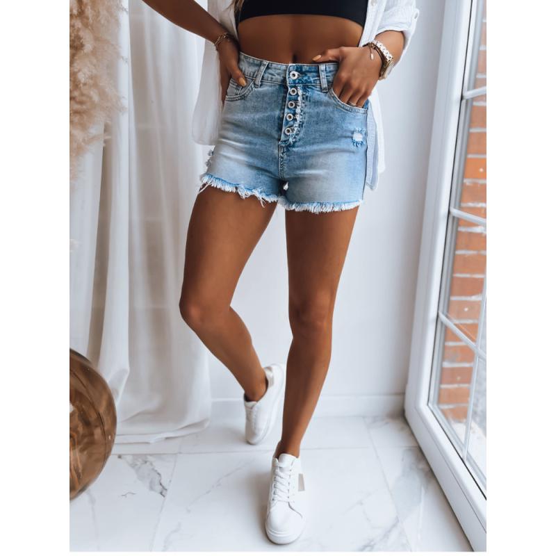 Dámské džínové kraťasy BUTONS modré