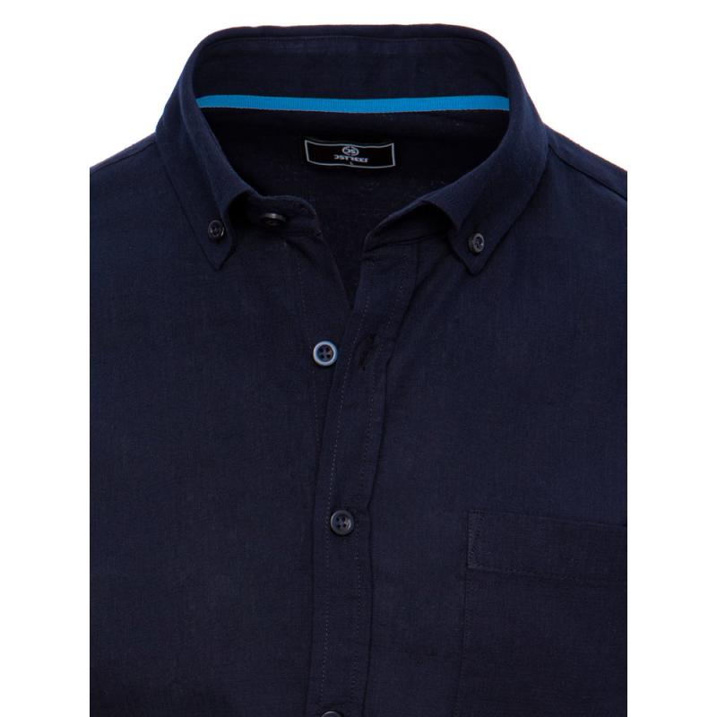 Pánské tričko s krátkým rukávem ZDENA námořnická modř