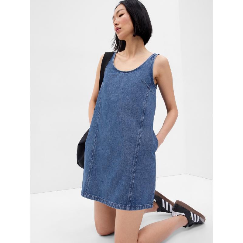 Džínové mini šaty