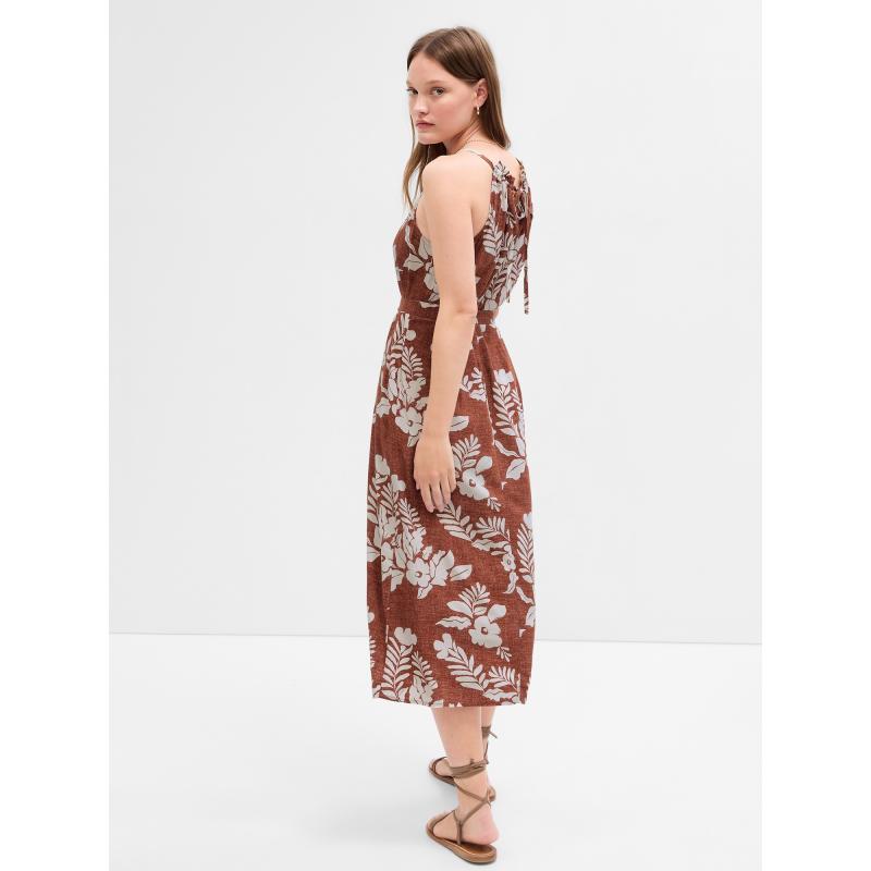 Vzorované midi šaty