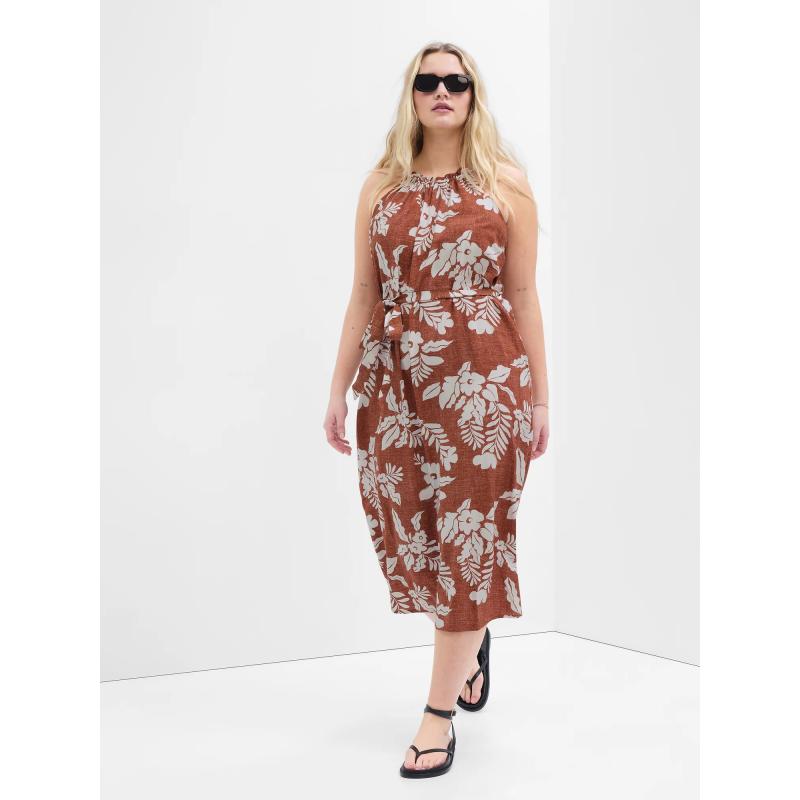 Vzorované midi šaty