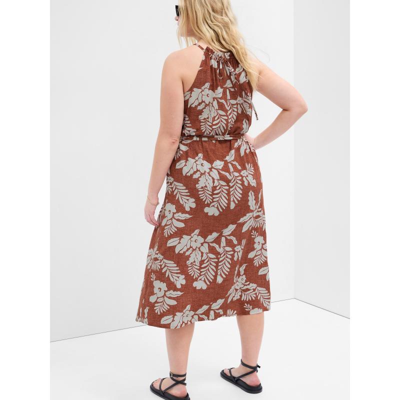 Vzorované midi šaty