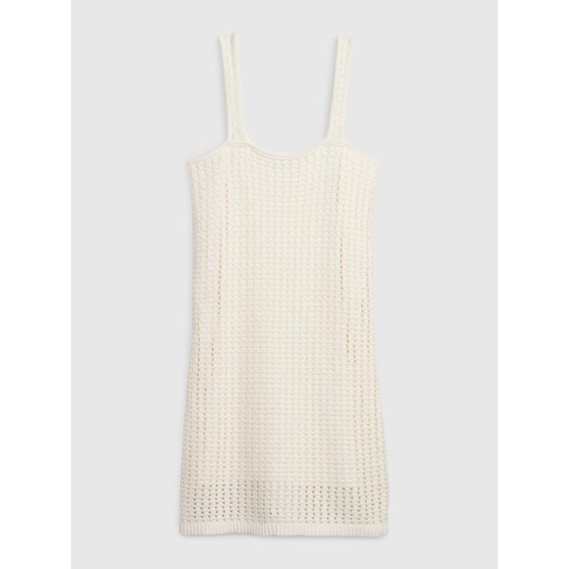 Háčkované mini šaty