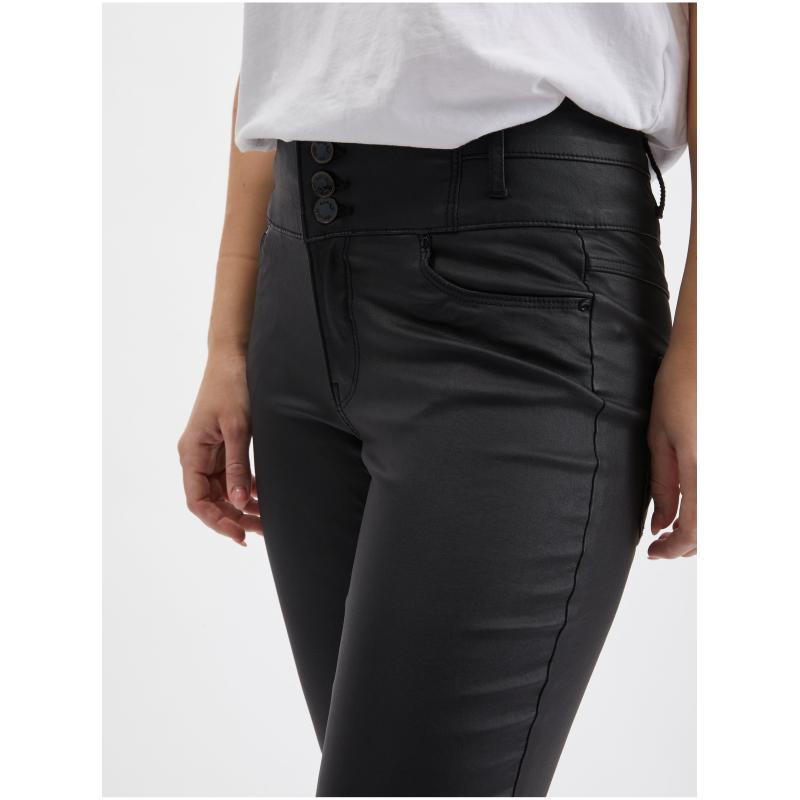 Fekete női skinny fit nadrág