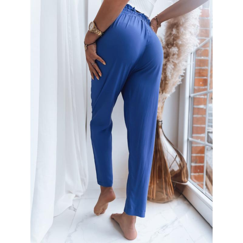 Dámské látkové kalhoty ADELIS chrpově modré