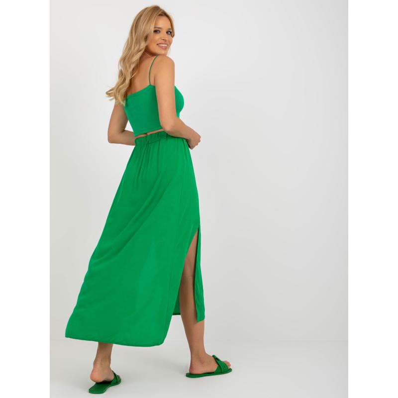 Női szoknya RUE PARIS zöld