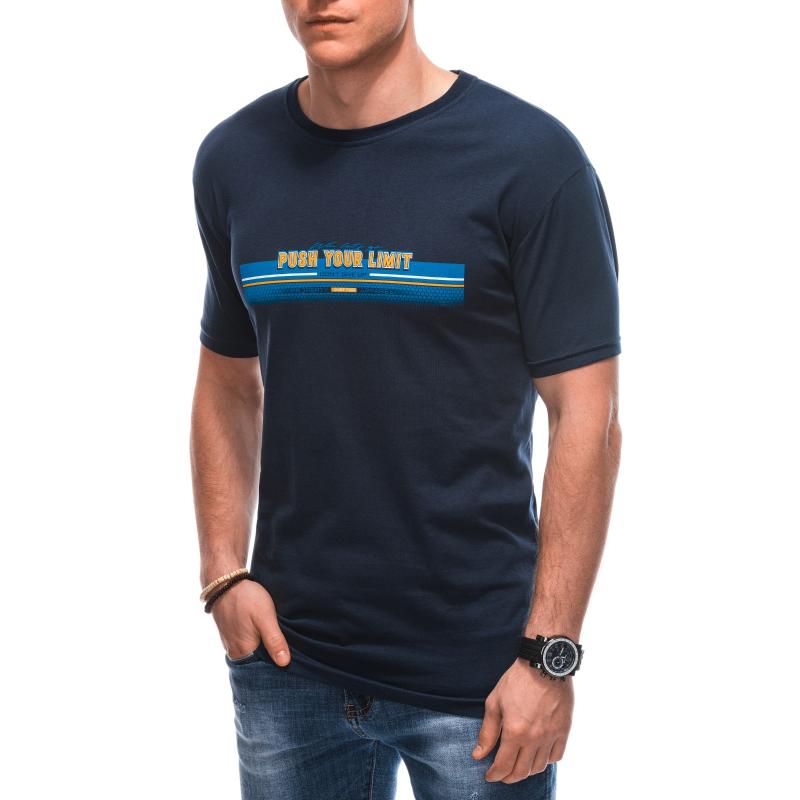 Pánské tričko S1846 tmavě modrá