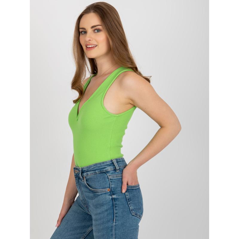 Dámské body pruhované CEA světle zelené