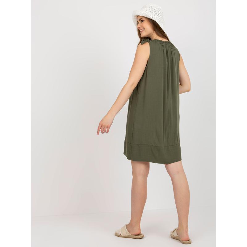 Dámské šaty OCH BELLA khaki 