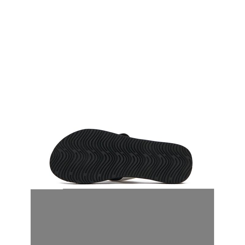 Bílo-černé dámské žabky