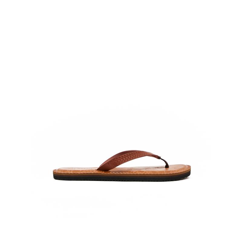 Hnědé dámské žabky