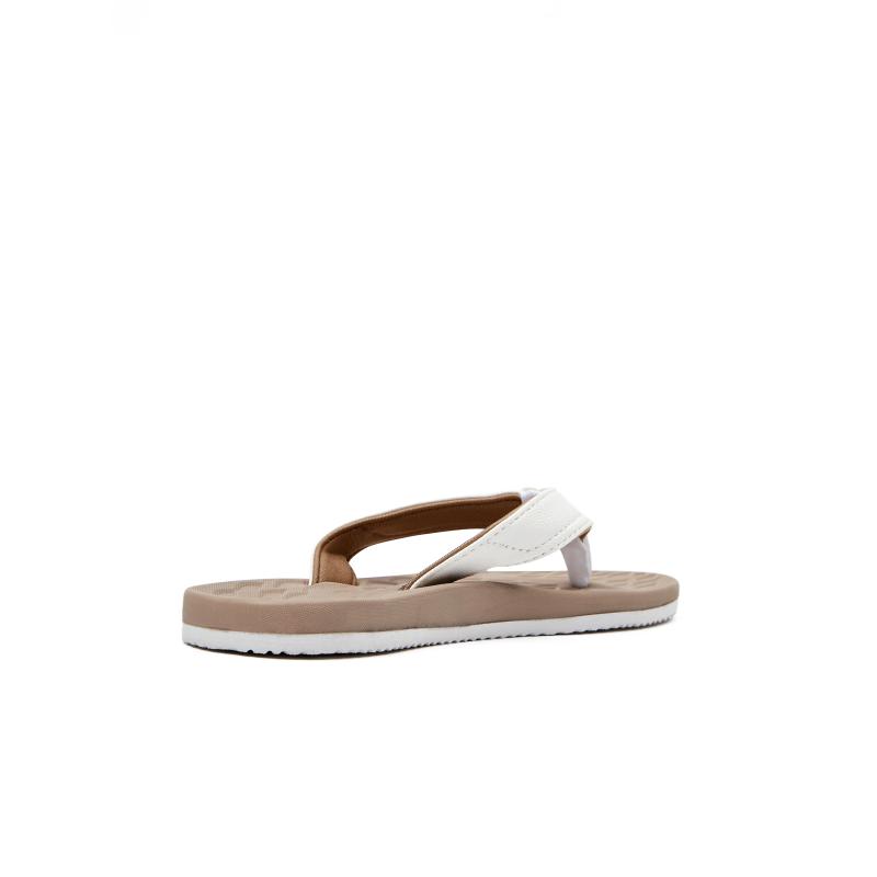 Biele béžové dámske šľapky