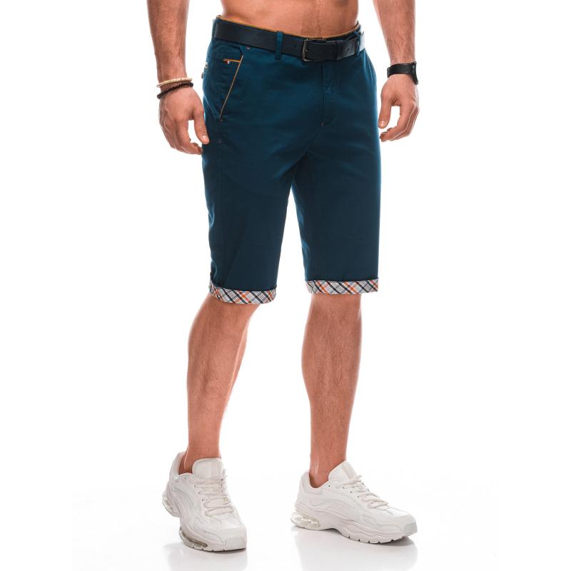Pánské volnočasové šortky W479 námořnická modř