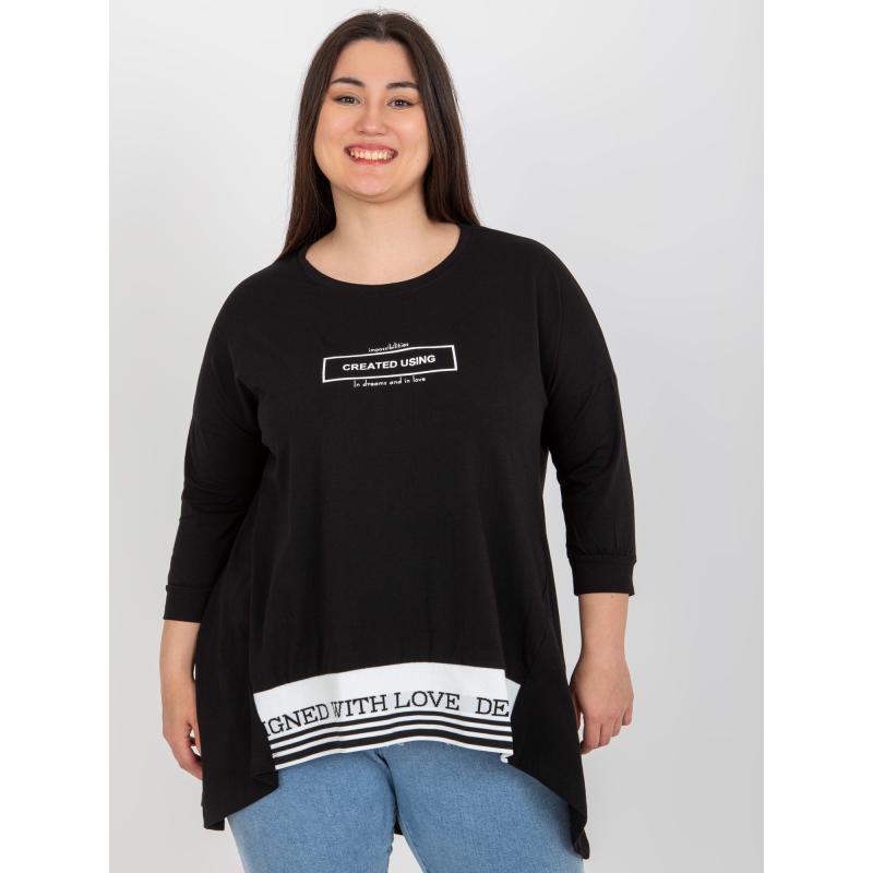 Női plus size melegítőnadrág BLONDELL fekete