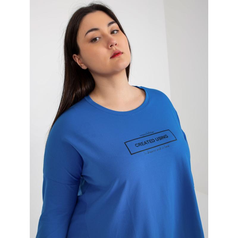 Női plus size tunika JOANNA sötétkék