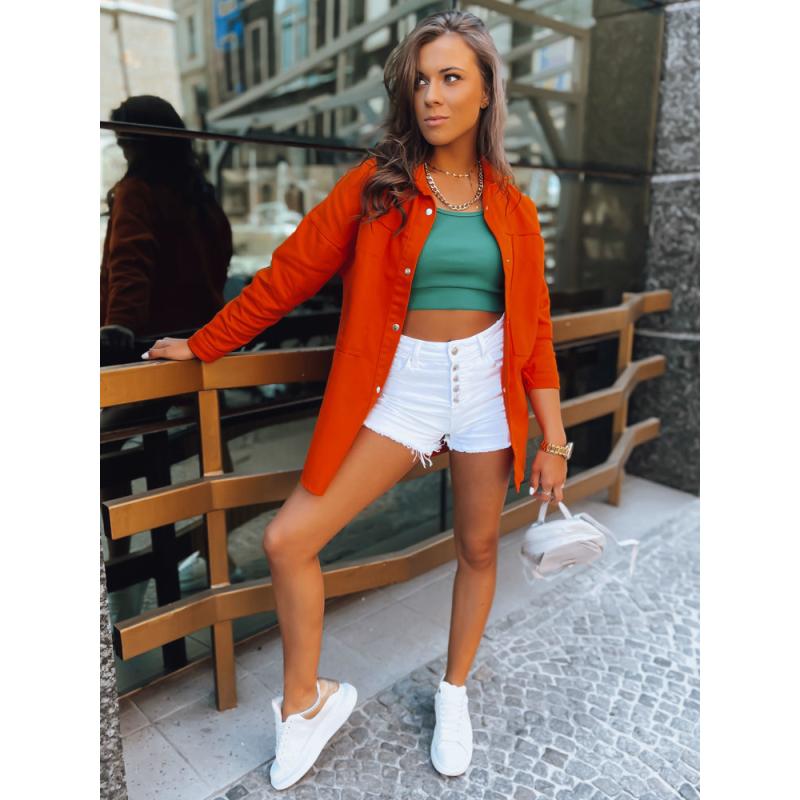 Dámská košilová bunda CALIFORNICATION oranžová
