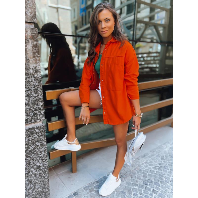 Dámská košilová bunda CALIFORNICATION oranžová