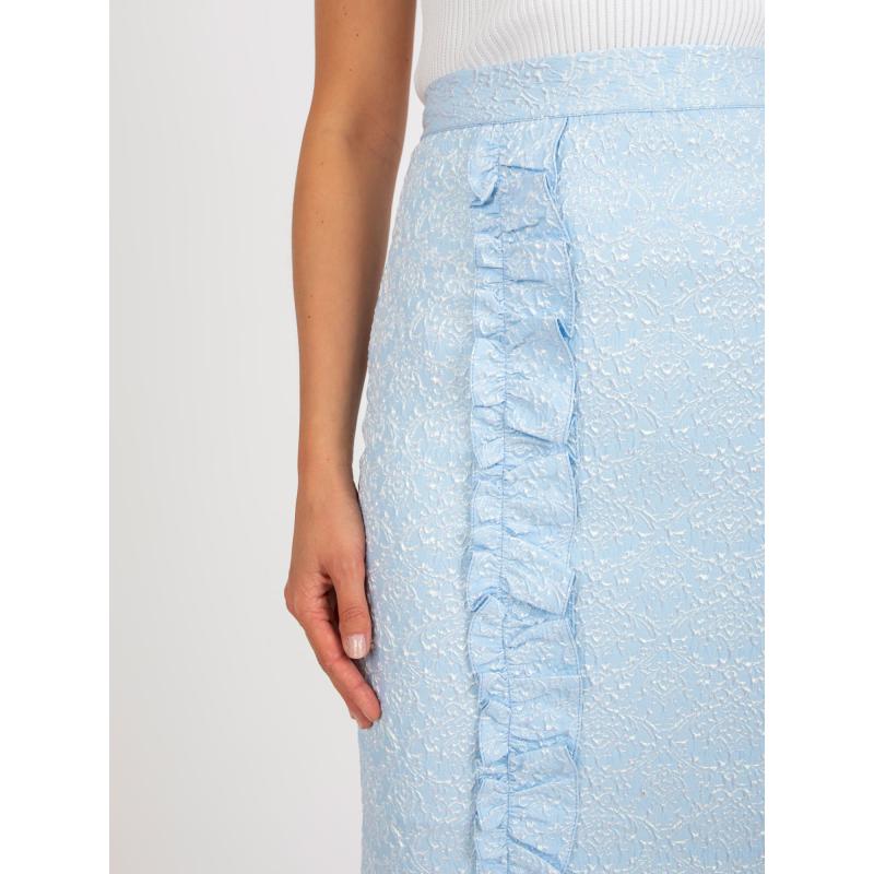 Női fodros szoknya SOLA világoskék