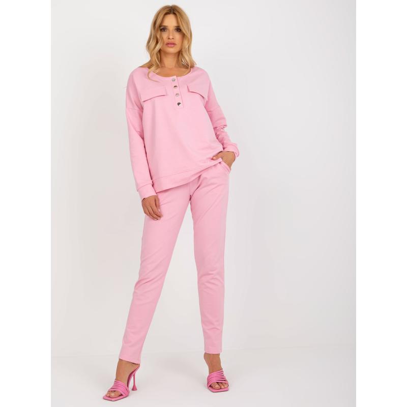 Dámský komplet dvoudílný ležérní JITA růžový 