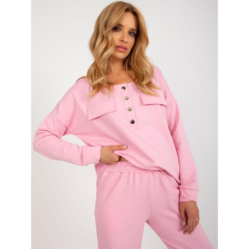 Dámský komplet dvoudílný ležérní JITA růžový 