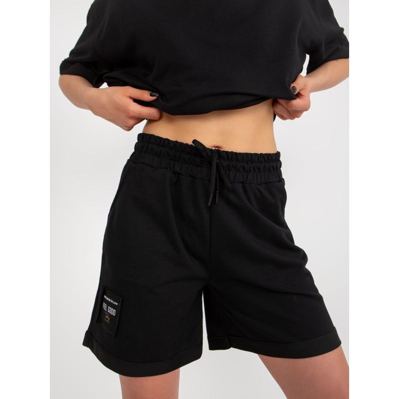 Női szett túlméretezett blúzzal AUBRI fekete