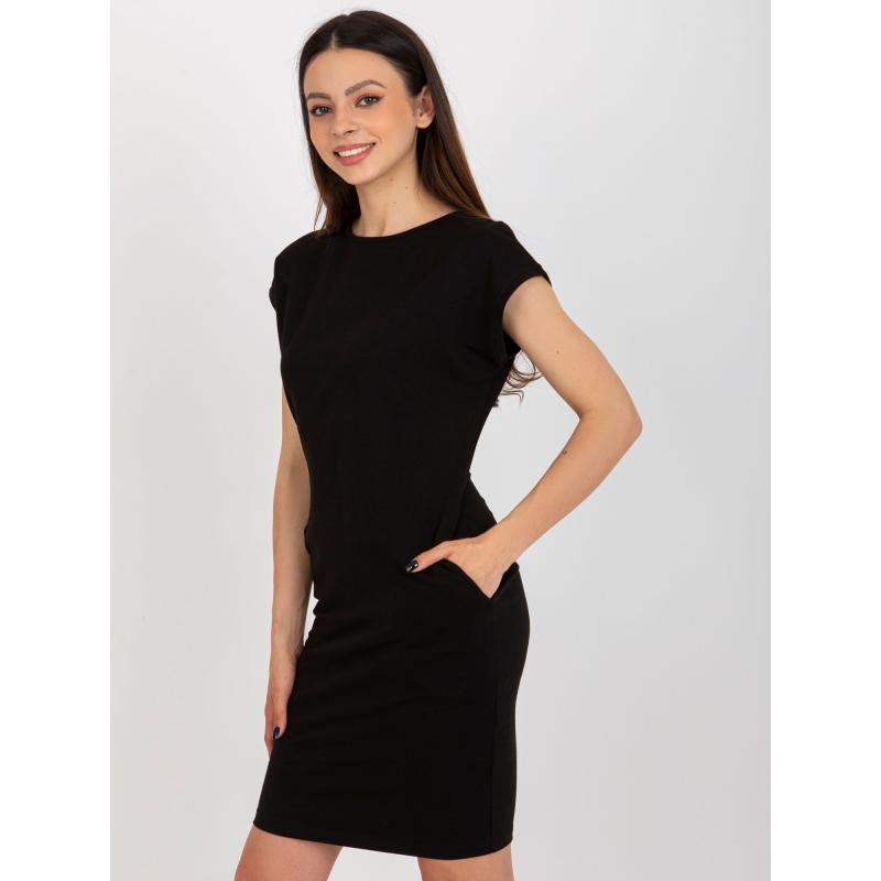 Dámské šaty s kapsami OCH BELLA černé