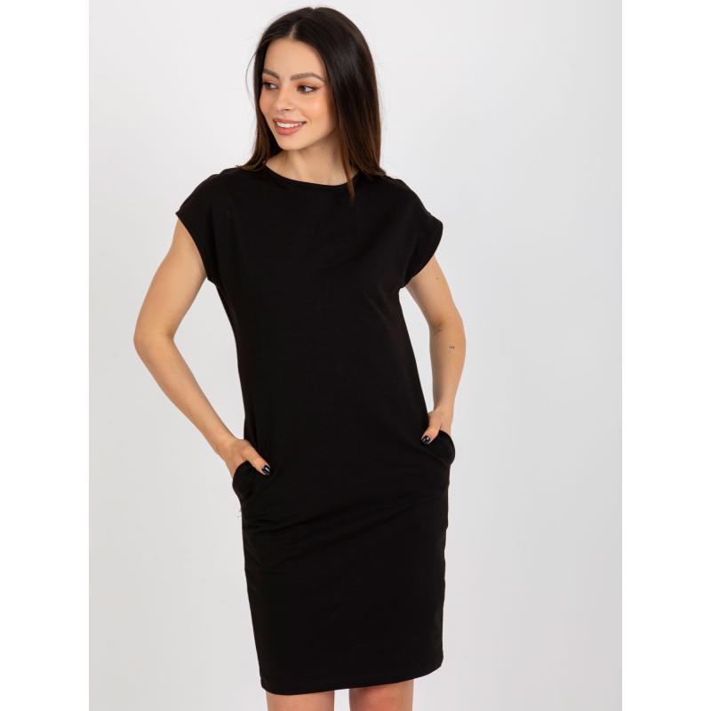 Dámské šaty s kapsami OCH BELLA černé