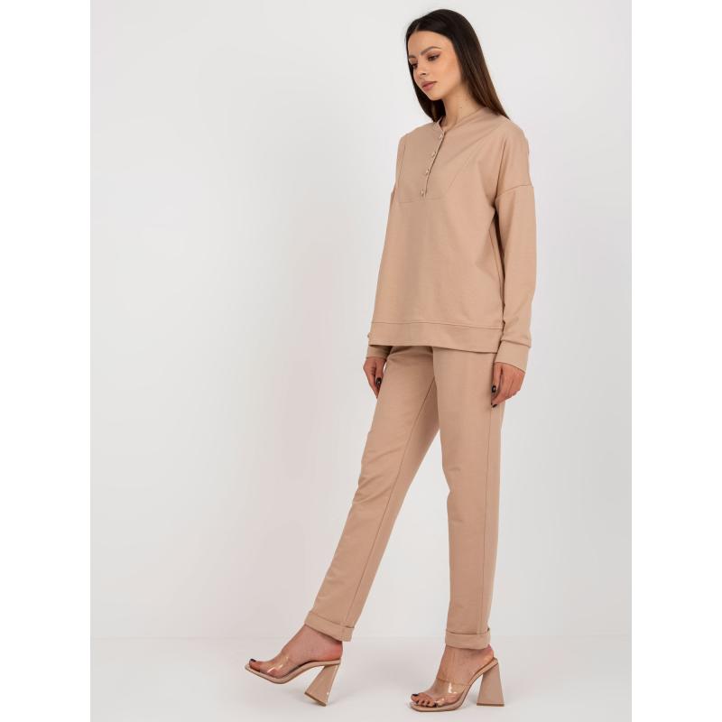Dámská souprava s mikinou SINCA hnědá