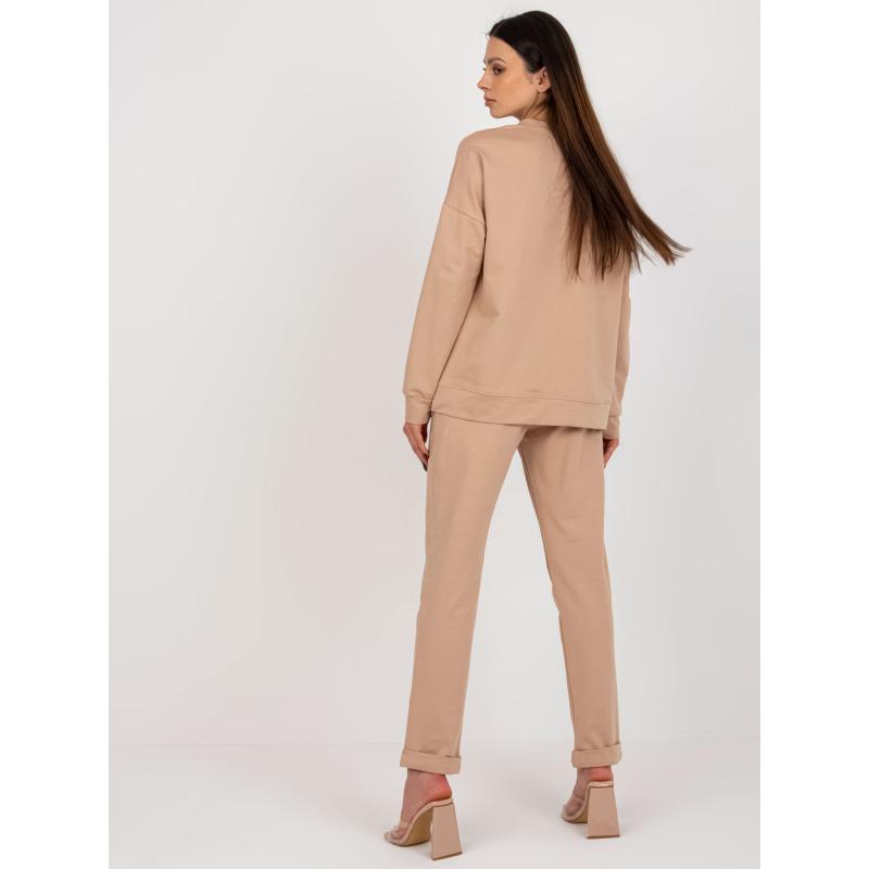 Dámská souprava s mikinou SINCA hnědá