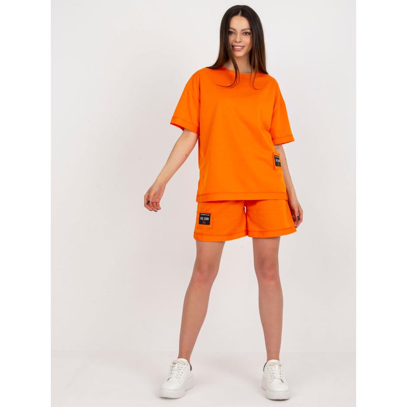 Dámský komplet s šortkami ENA oranžový 