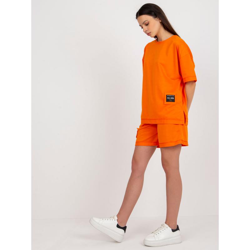 Dámský komplet s šortkami ENA oranžový 