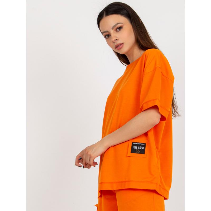 Dámský komplet s šortkami ENA oranžový 