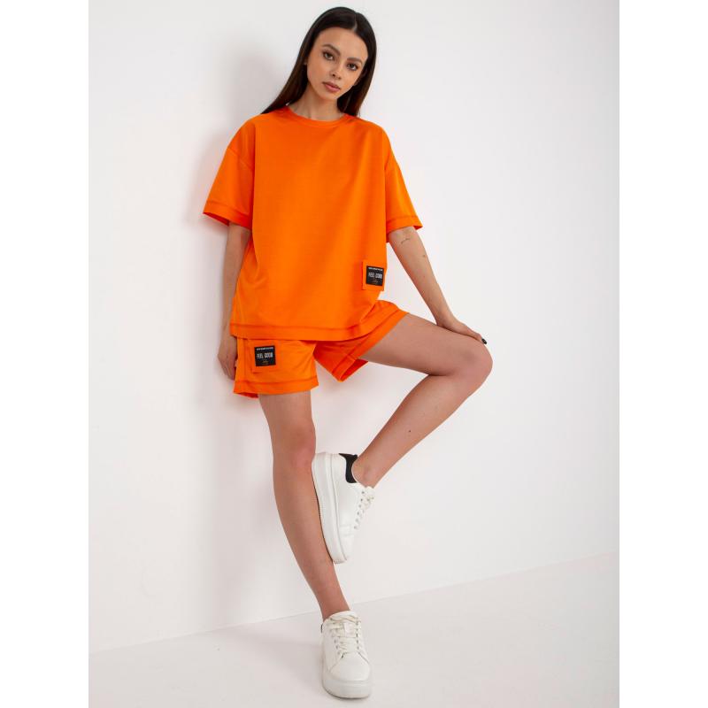Dámský komplet s šortkami ENA oranžový 