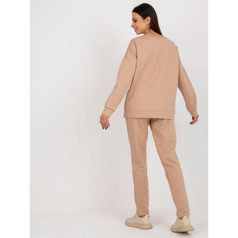 Dámská souprava s kalhotami MATTA hnědá