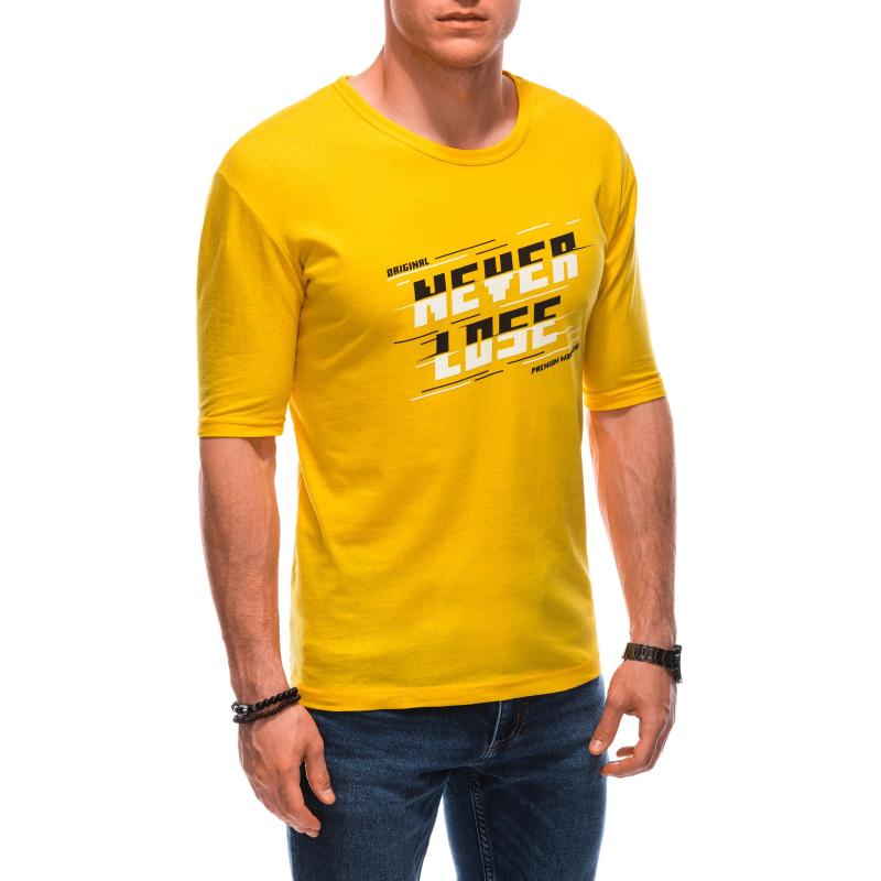 Pánské tričko S1866 žlutá