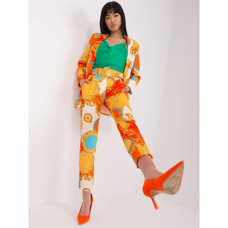 Dámské sako ACHEO oranžovo-tmavě žluté 