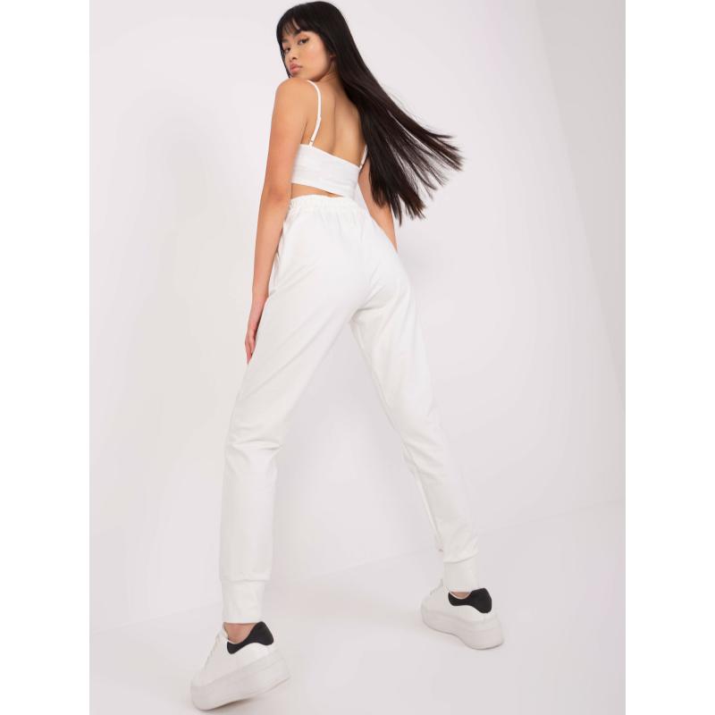 Dámské tepláky s kapsami BARA ecru