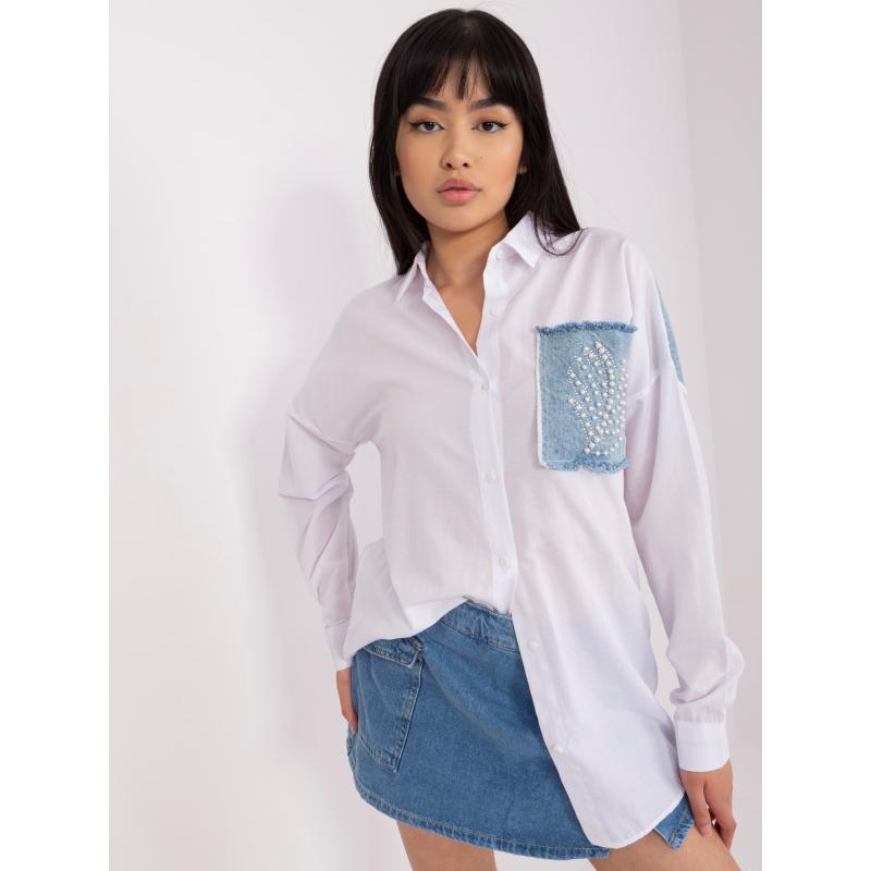 Dámská košile oversize ROSELYN bílá 
